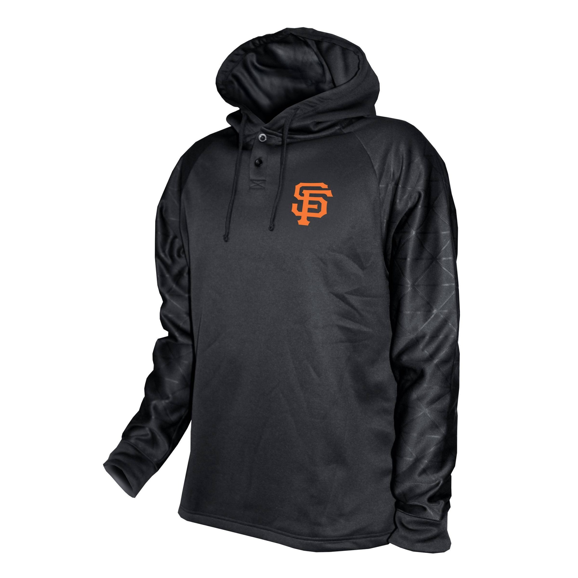 slide 1 of 1, MLB San Francisco Giants Men's Hooded Henley Pullover - XL, 1 ct