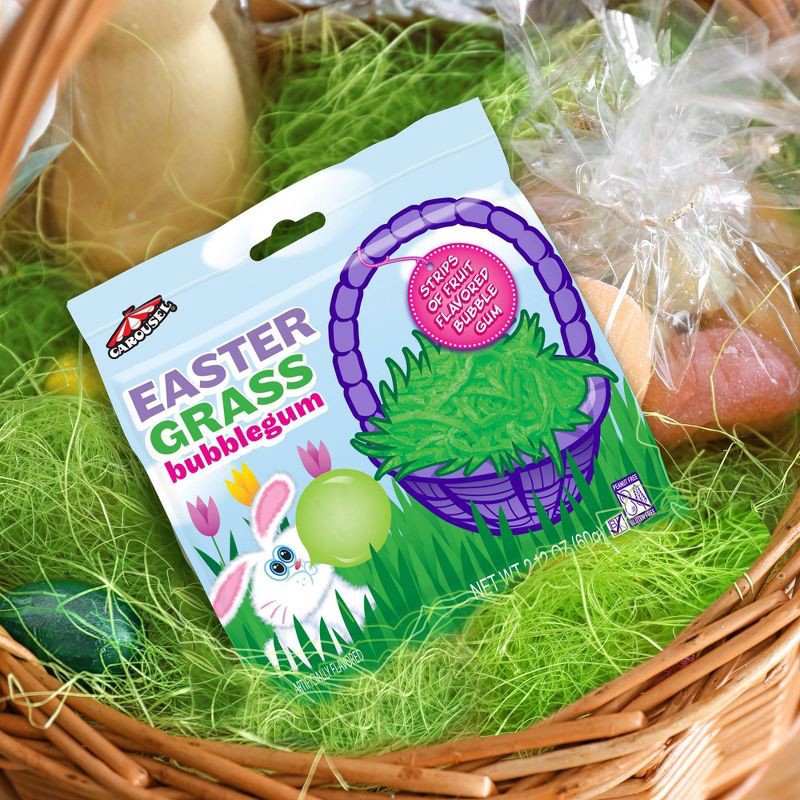 slide 3 of 4, Ford Gum Carousel Easter Grass Bubble Gum - 2.12oz, 2.12 oz