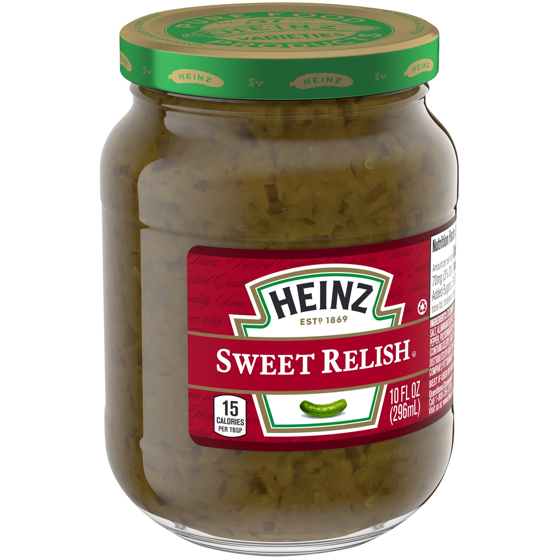 slide 2 of 5, Heinz Sweet Relish, 10 fl oz Jar, 10 fl oz