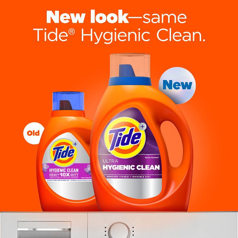 slide 11 of 12, Tide Spring Meadow Hygienic Clean High Efficiency Heavy Duty Laundry Detergent Liquid Soap - 84 fl oz, 84 fl oz