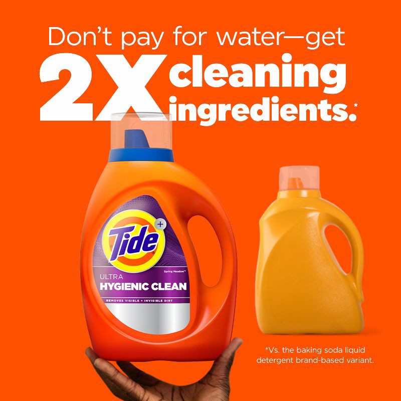 slide 12 of 12, Tide Spring Meadow Hygienic Clean High Efficiency Heavy Duty Laundry Detergent Liquid Soap - 84 fl oz, 84 fl oz