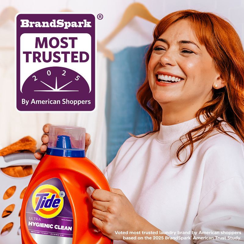 slide 6 of 12, Tide Spring Meadow Hygienic Clean High Efficiency Heavy Duty Laundry Detergent Liquid Soap - 84 fl oz, 84 fl oz