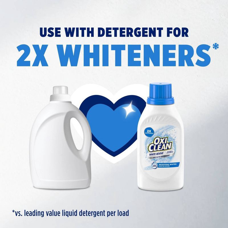 slide 6 of 10, OxiClean White Revive Liquid Laundry Additive - 66 fl oz, 66 fl oz