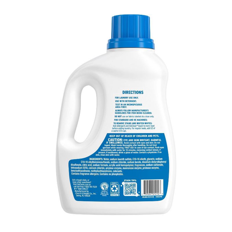 slide 10 of 10, OxiClean White Revive Liquid Laundry Additive - 66 fl oz, 66 fl oz