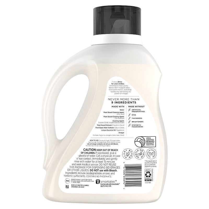slide 2 of 5, 9 Elements Lemon Scent Liquid Laundry Detergent - 92 fl oz, 92 fl oz