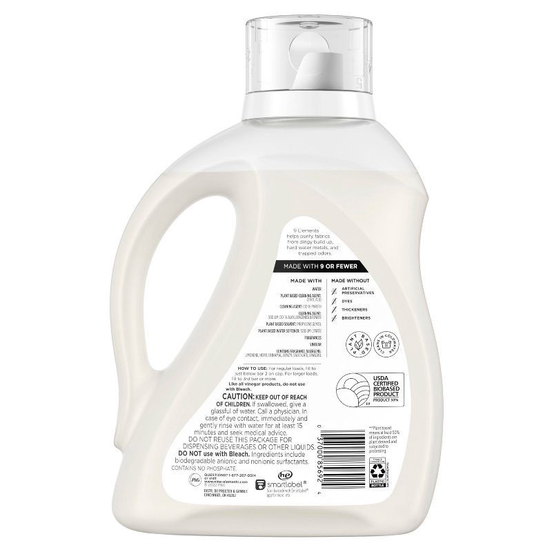 slide 8 of 8, 9 Elements Citrus Scent Liquid Laundry Detergent - 92 fl oz, 92 fl oz