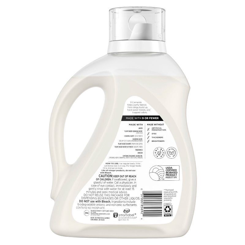 slide 8 of 8, 9 Elements Citrus Scent Liquid Laundry Detergent - 92 fl oz, 92 fl oz