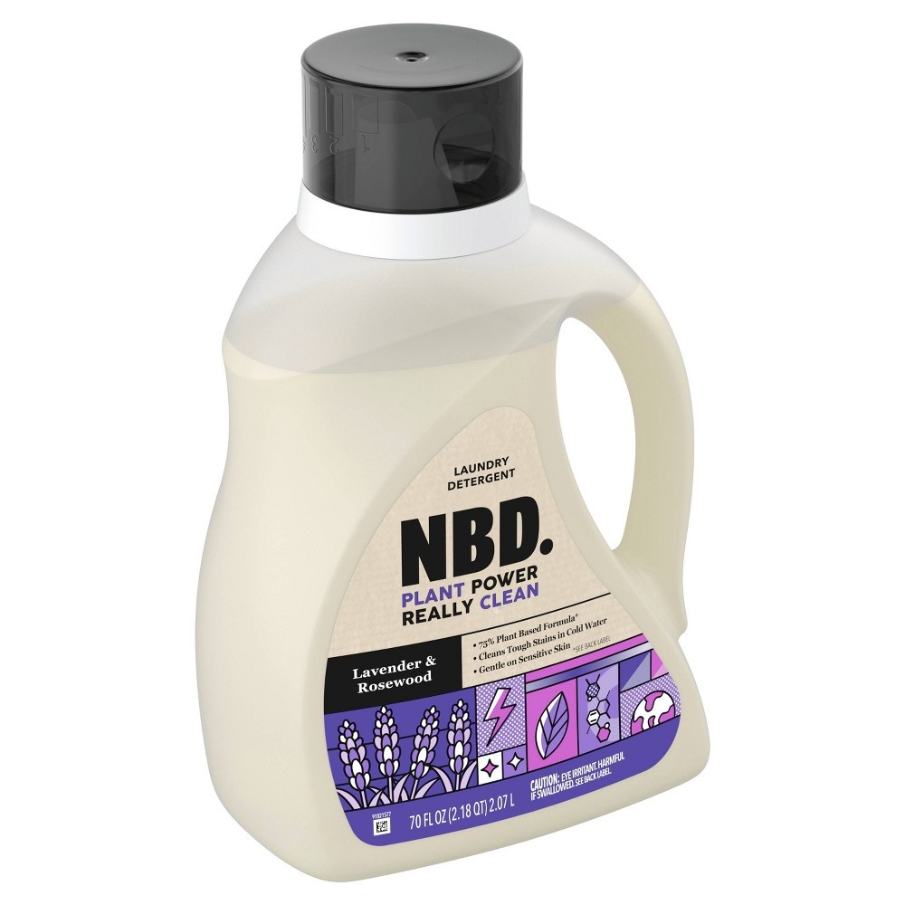 slide 3 of 5, NBD Lavender & Rosewood Liquid Laundry Detergent, 70 fl oz