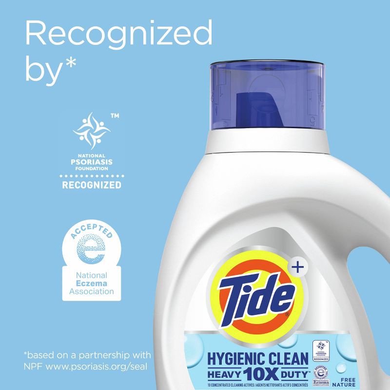 slide 5 of 11, Tide Free & Gentle High Efficiency Hygienic Clean Heavy Duty Laundry Detergent Liquid Soap - 84 fl oz, 84 fl oz