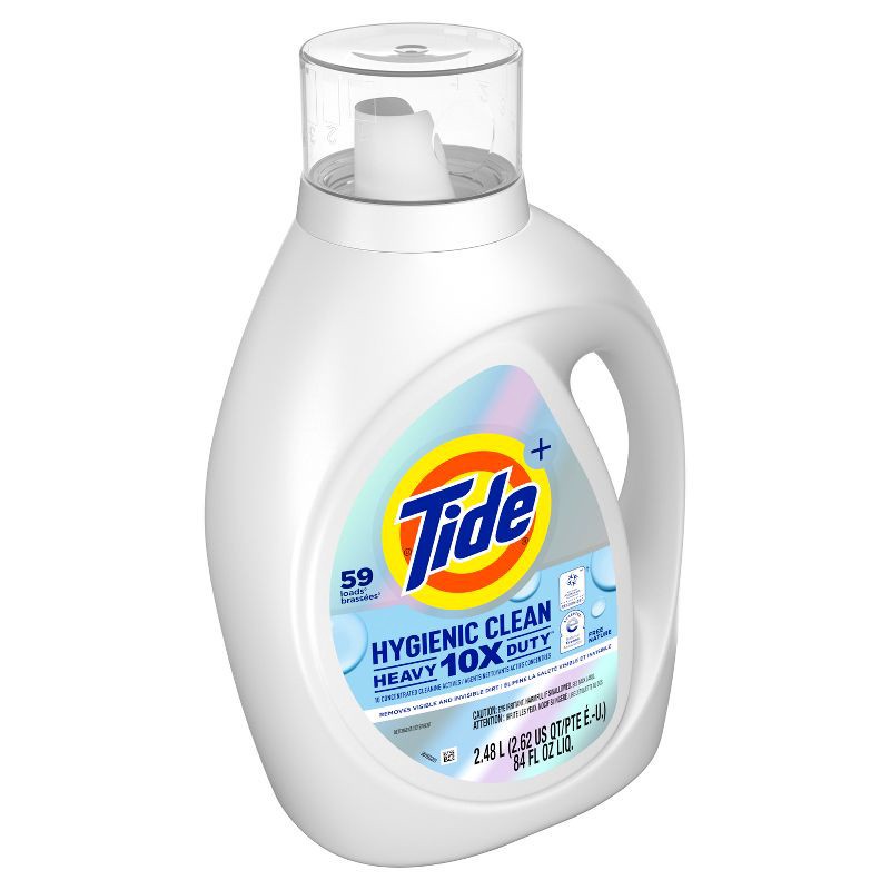 slide 8 of 11, Tide Free & Gentle High Efficiency Hygienic Clean Heavy Duty Laundry Detergent Liquid Soap - 84 fl oz, 84 fl oz