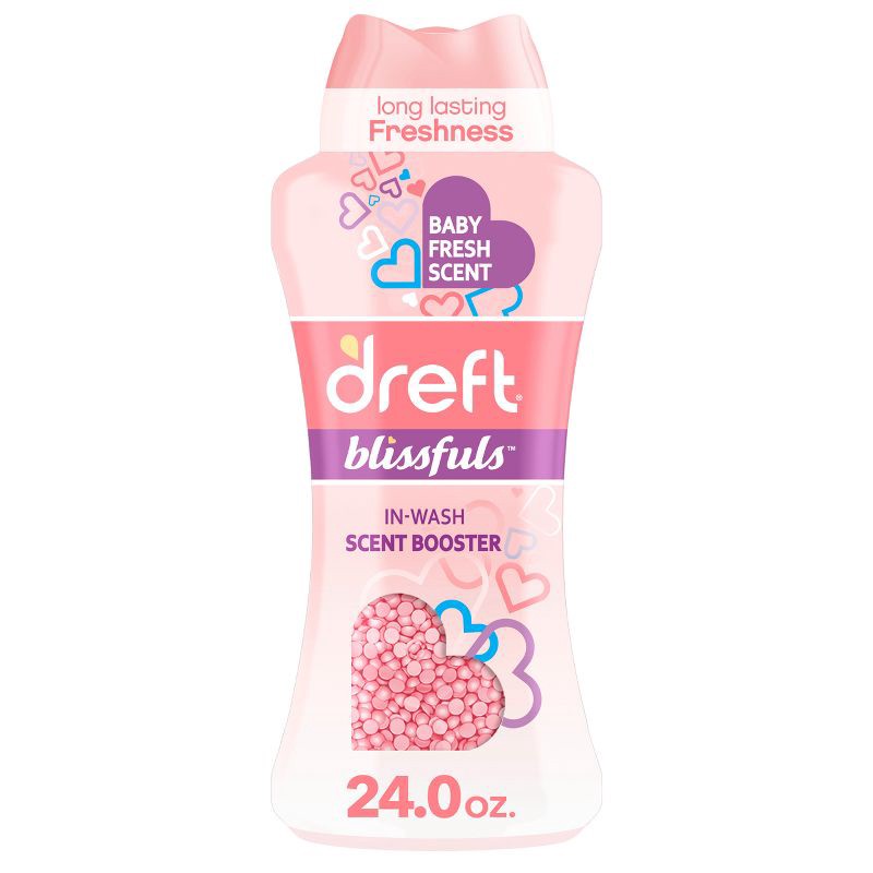 slide 1 of 9, Dreft Blissfuls Baby Fresh Scent In-Wash Scent Booster Beads - 24oz, 24 oz
