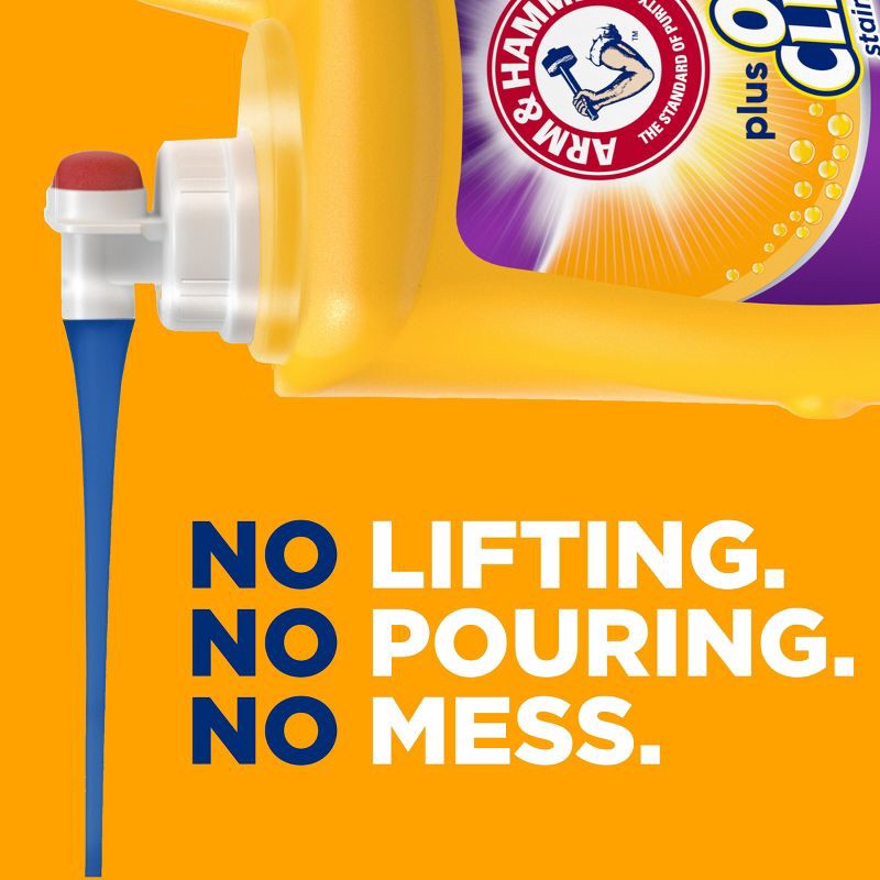 slide 10 of 14, Arm & Hammer Plus OxiClean Odor Blasters HE Liquid Laundry Detergent 128 Loads - 166.5 fl oz, 166.5 fl oz