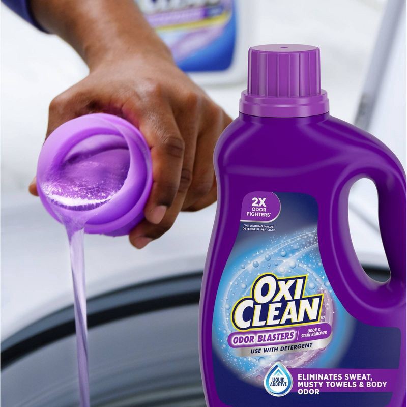 slide 2 of 10, OxiClean Odor Blaster Liquid Laundry Additive - 66 fl oz, 66 fl oz