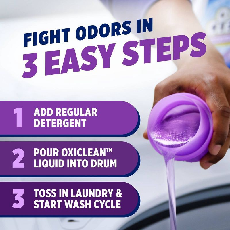 slide 9 of 10, OxiClean Odor Blaster Liquid Laundry Additive - 66 fl oz, 66 fl oz