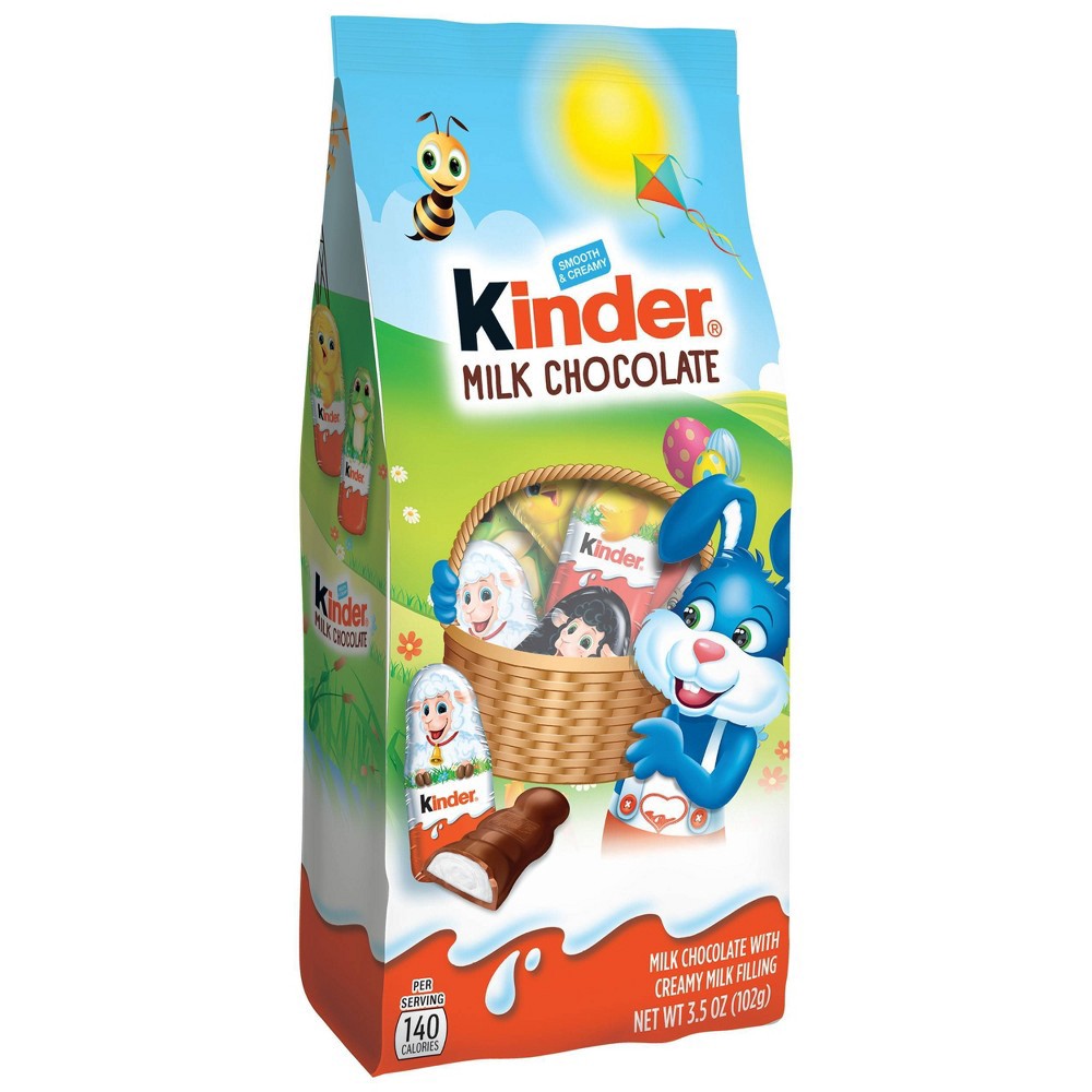 slide 5 of 8, Kinder Easter Chocolate Happy Figures Bunny, 3.5 oz