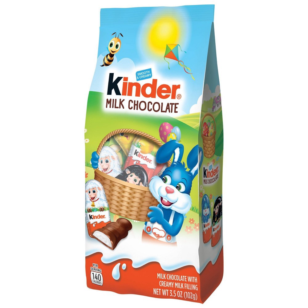 slide 7 of 8, Kinder Easter Chocolate Happy Figures Bunny, 3.5 oz