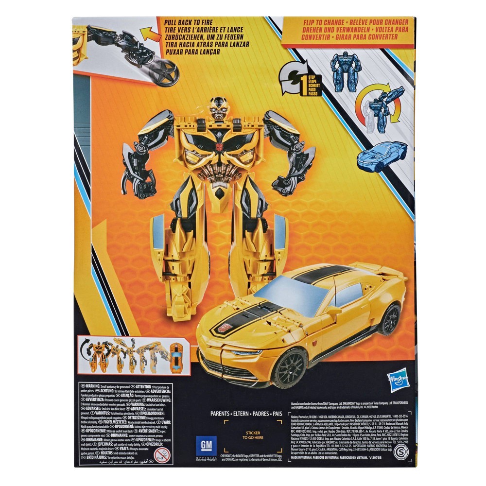 slide 5 of 5, Transformers Buzzworthy Bumblebee Mega 1-Step Bumblebee (Target Exclusive), 1 ct