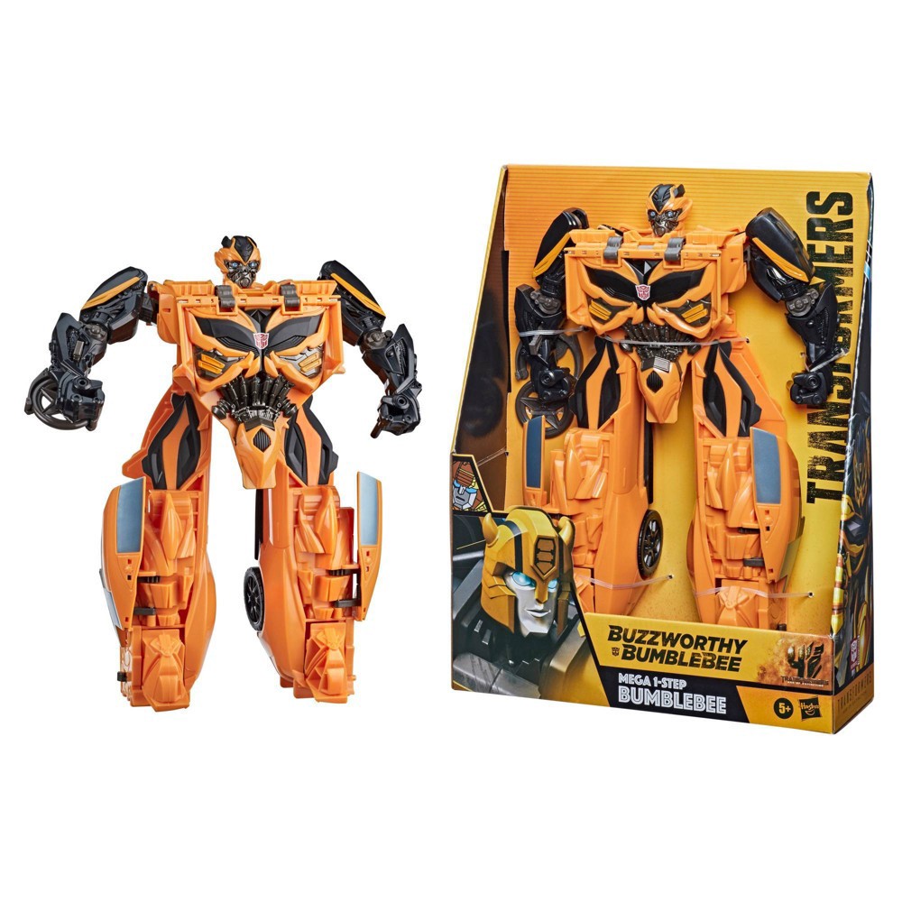 slide 2 of 5, Transformers Buzzworthy Bumblebee Mega 1-Step Bumblebee (Target Exclusive), 1 ct