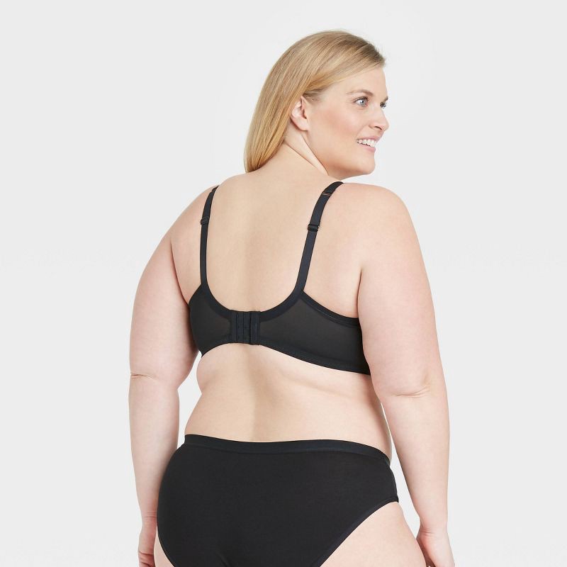 slide 2 of 3, Women's Sublime Lace Plunge Push-Up Bra - Auden™ Black 42C, 1 ct