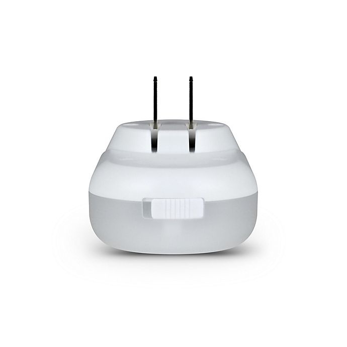 slide 3 of 9, Aluratek Dual USB Charging Port LED Nightlights - White, 2 ct