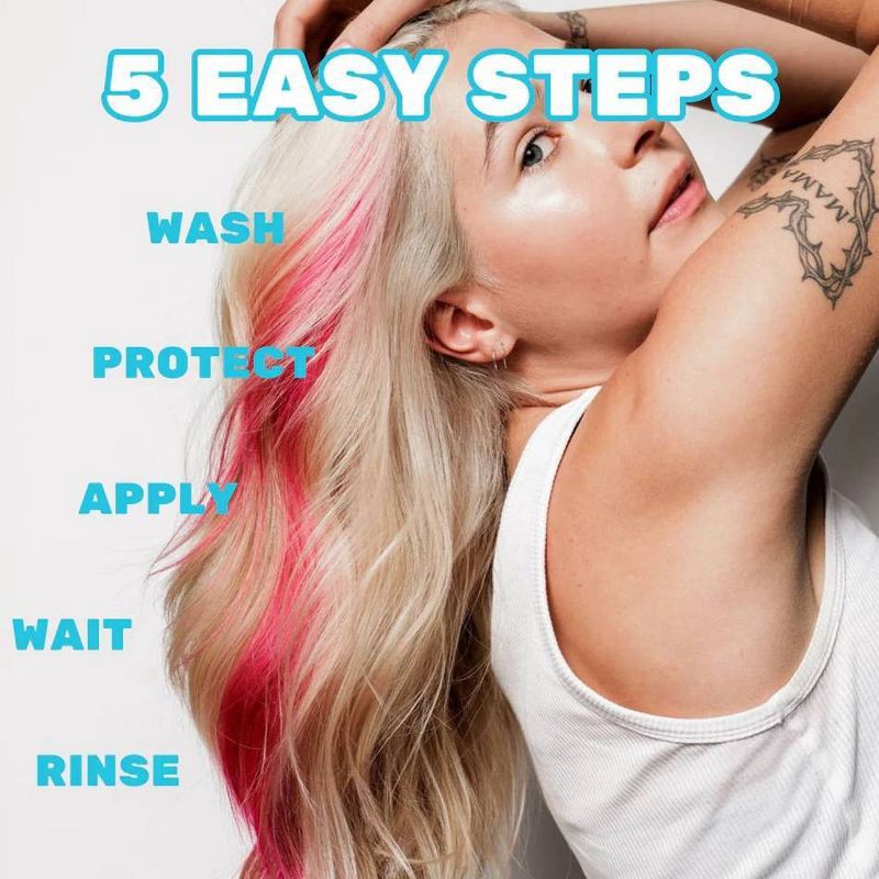 slide 4 of 8, BRITE Instant Semi-Permanent Moisturizing Hair Color - Pink - 3.38 fl oz, 3.38 fl oz