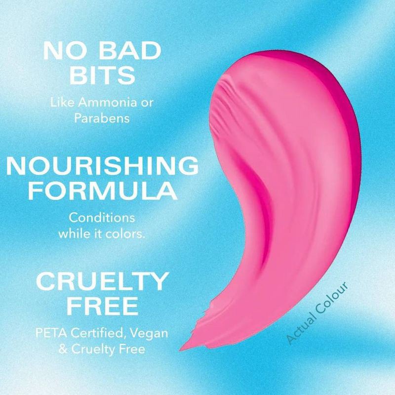 slide 6 of 8, BRITE Instant Semi-Permanent Moisturizing Hair Color - Pink - 3.38 fl oz, 3.38 fl oz