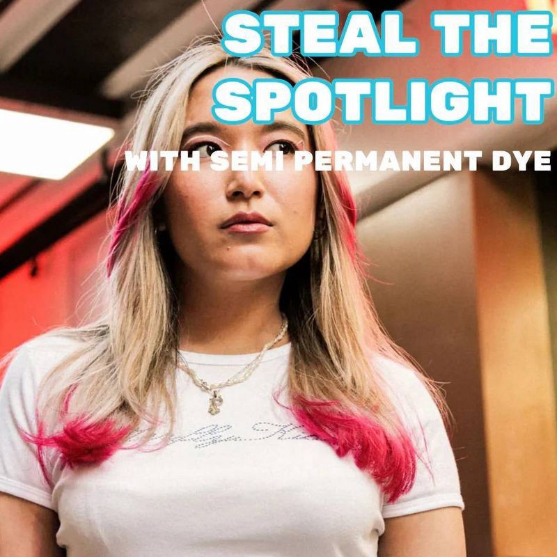 slide 8 of 8, BRITE Instant Semi-Permanent Moisturizing Hair Color - Pink - 3.38 fl oz, 3.38 fl oz