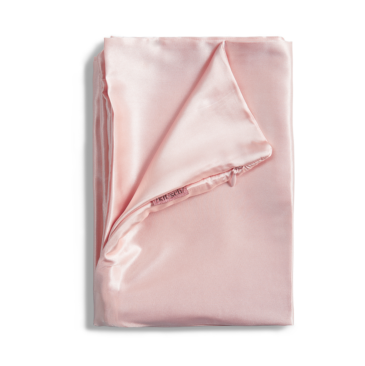 slide 3 of 5, Kitsch Blush Satin Pillowcase Standard Size 1 ea, 1 ct