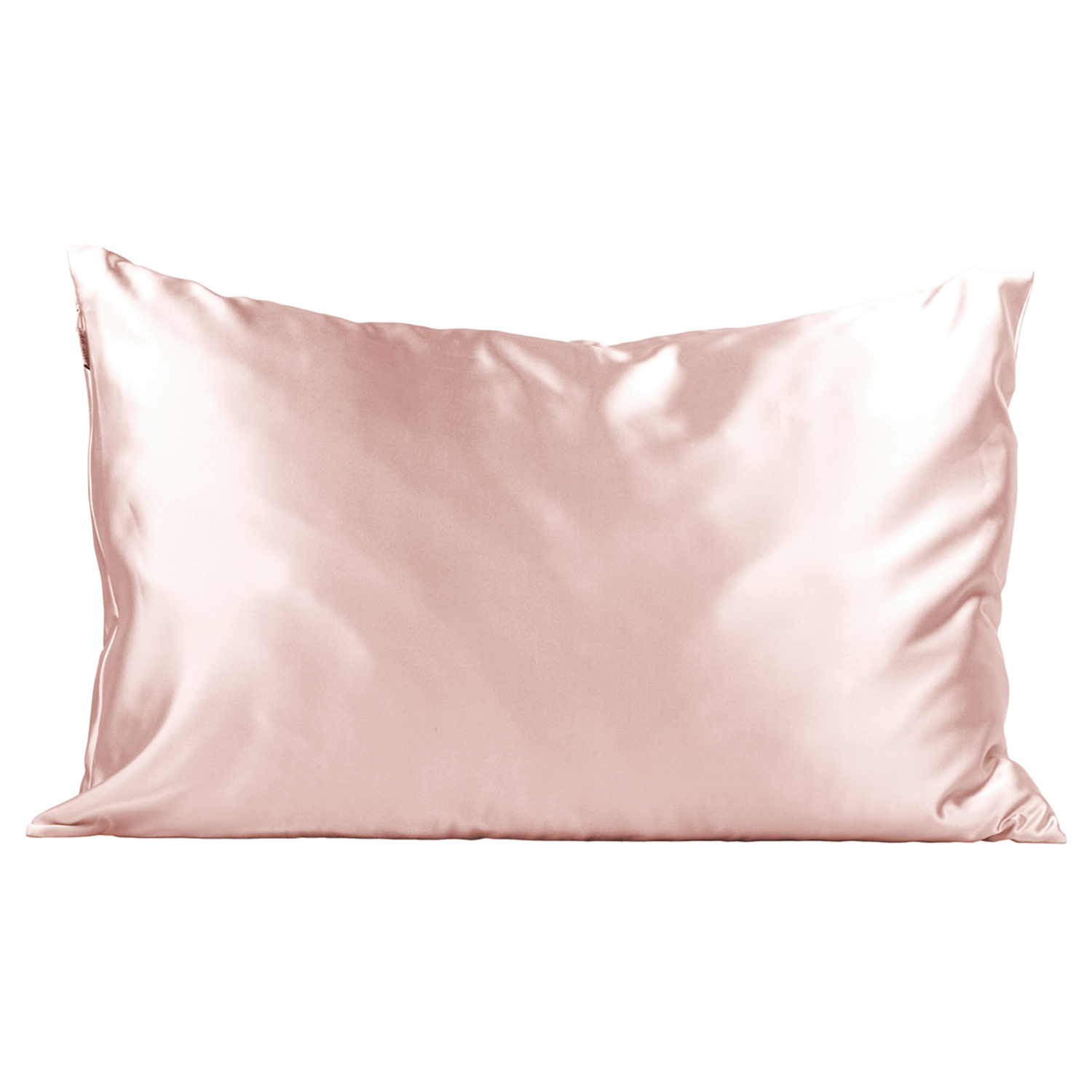 slide 4 of 5, Kitsch Blush Satin Pillowcase Standard Size 1 ea, 1 ct