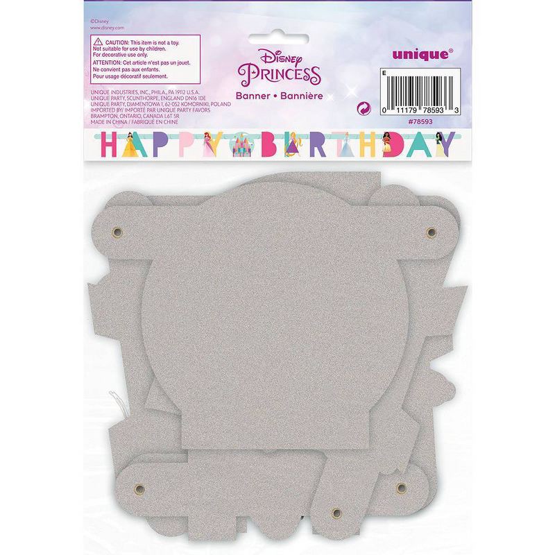 slide 3 of 3, Disney Princess Jointed Banner Party Decorative Accessory, 1 ct