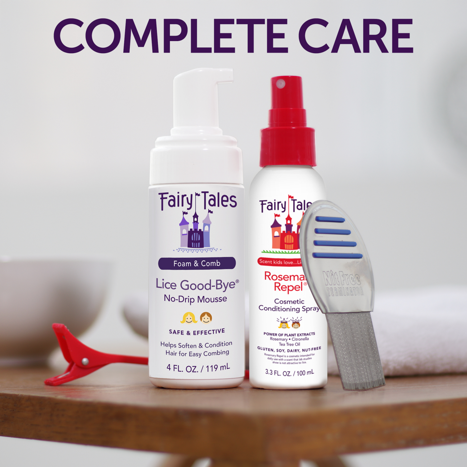 slide 6 of 6, Fairy Tales Lice Good-Bye Survival Kit, 1 ct
