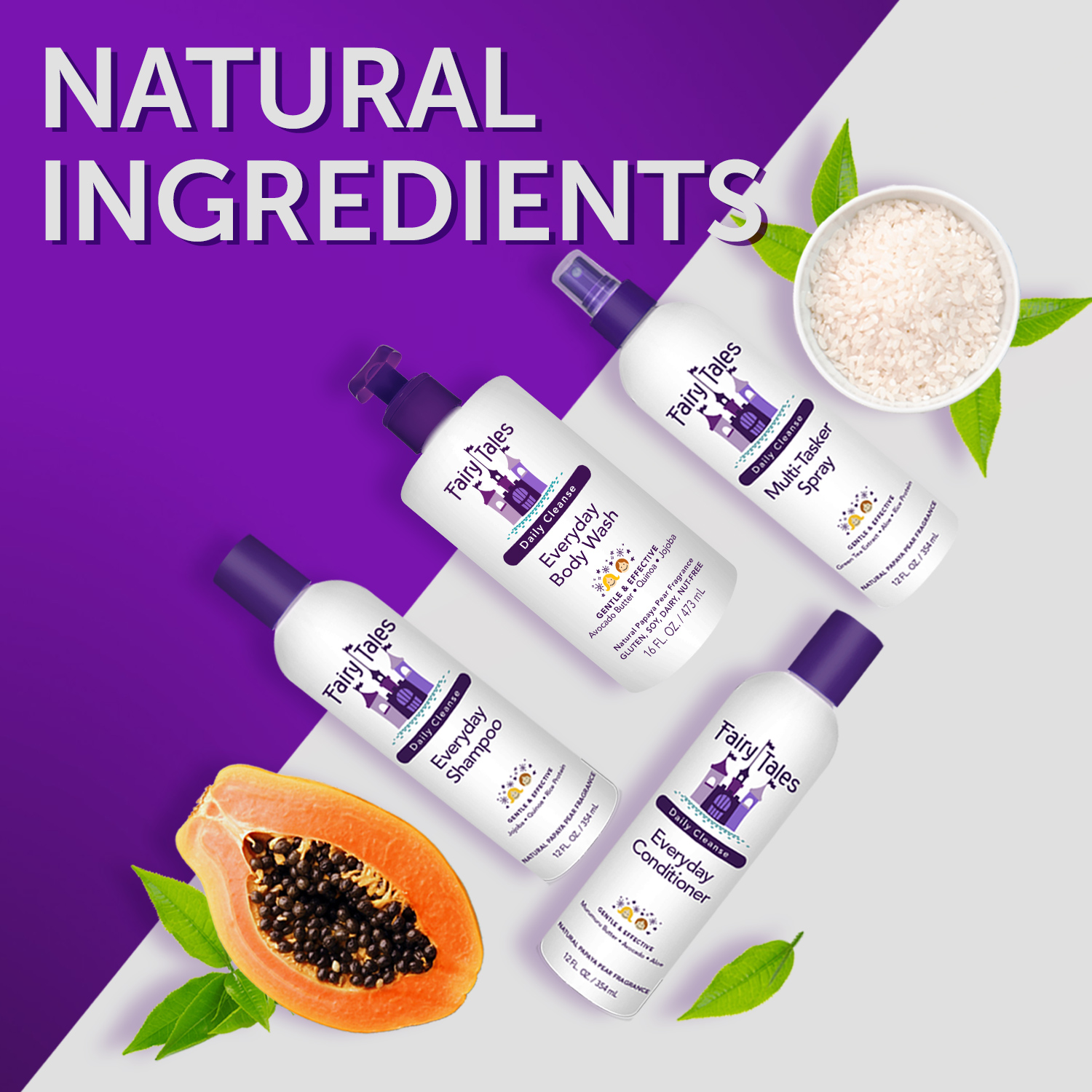 slide 5 of 6, Fairy Tales Daily Clns Evryday Spray, 12 oz