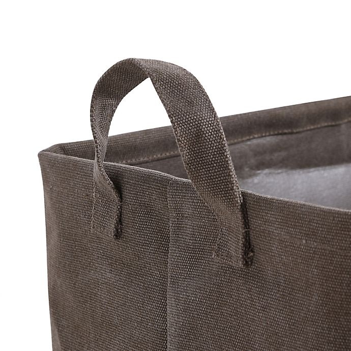 slide 5 of 8, Danya B. Army Canvas Laundry Basket - Olive Green, 1 ct