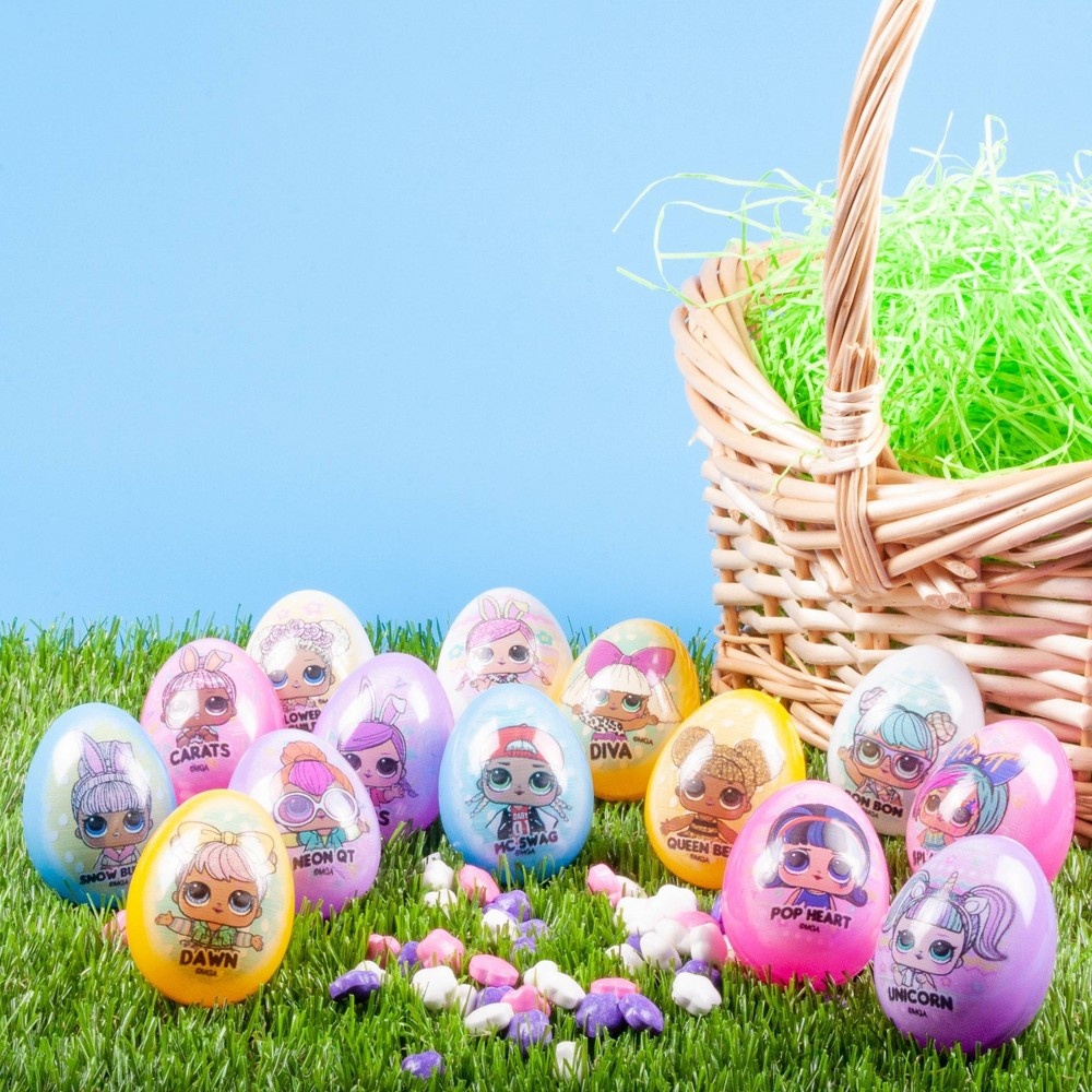 slide 2 of 3, Galerie L.O.L. Surprise! Easter Candy Filled Eggs, 2.35 oz, 14 ct