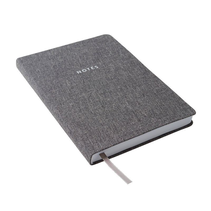 slide 2 of 4, LIned Journal Recycled Water Bottle Gray - Eccolo: Ruled Notebook, 256 Pages, Acid-Free, Flexible Cover, All Ages, 1 ct