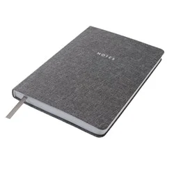 LIned Journal Recycled Water Bottle Gray - Eccolo: Ruled Notebook, 256 Pages, Acid-Free, Flexible Cover, All Ages