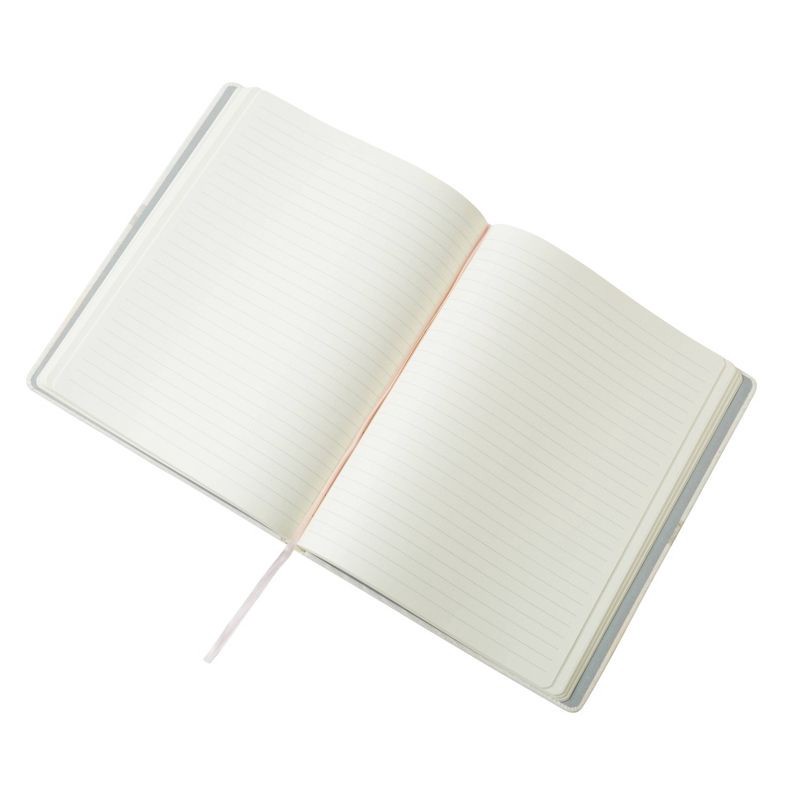 slide 4 of 4, Ruled Journal Soft Layers Suede - Eccolo: Light Pink Hard Cover, Lined Paper, 256 Pages, 7.875 x 10 Inches, 1 ct