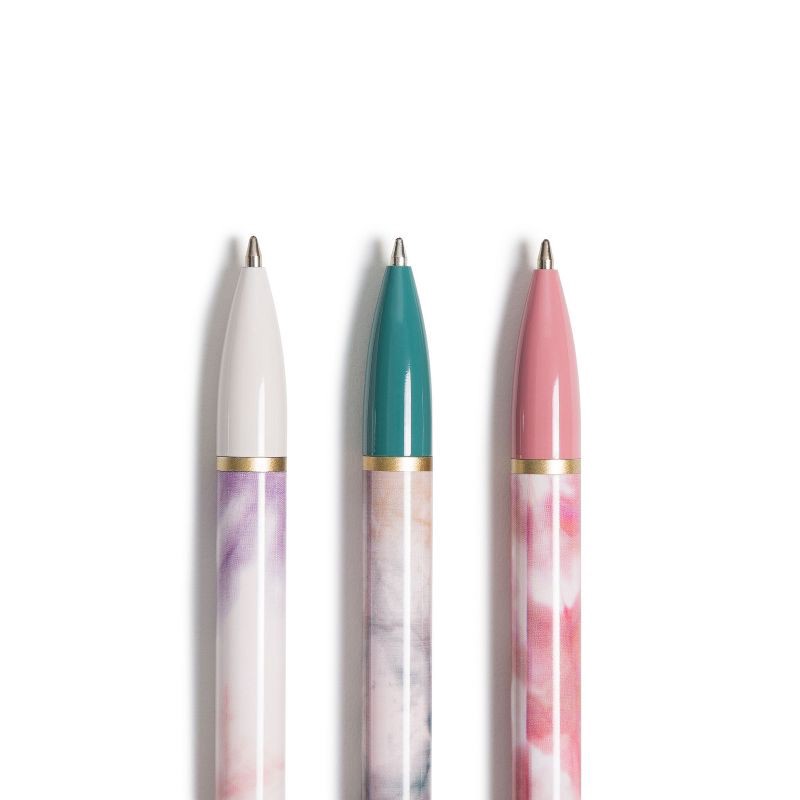 slide 4 of 5, U Brands 3pk Ballpoint Pens Monterey Soft Dye, 3 ct
