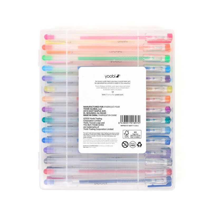 slide 8 of 9, Yoobi™ 30pk Gel Pens Set Multicolor, 30 ct