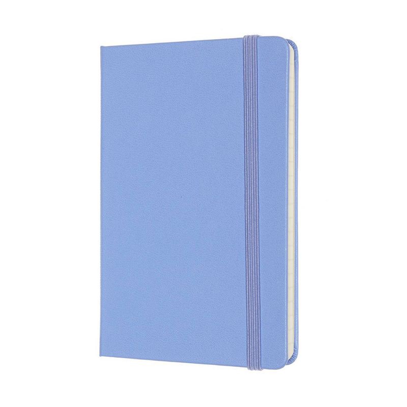 slide 2 of 5, Moleskine Narrow Rule Notebook 5.5"x3.5" Hard Cover Pocket Classic Hydrangea Blue: Journal, Lined Paper, Adult Stationery, 1 ct