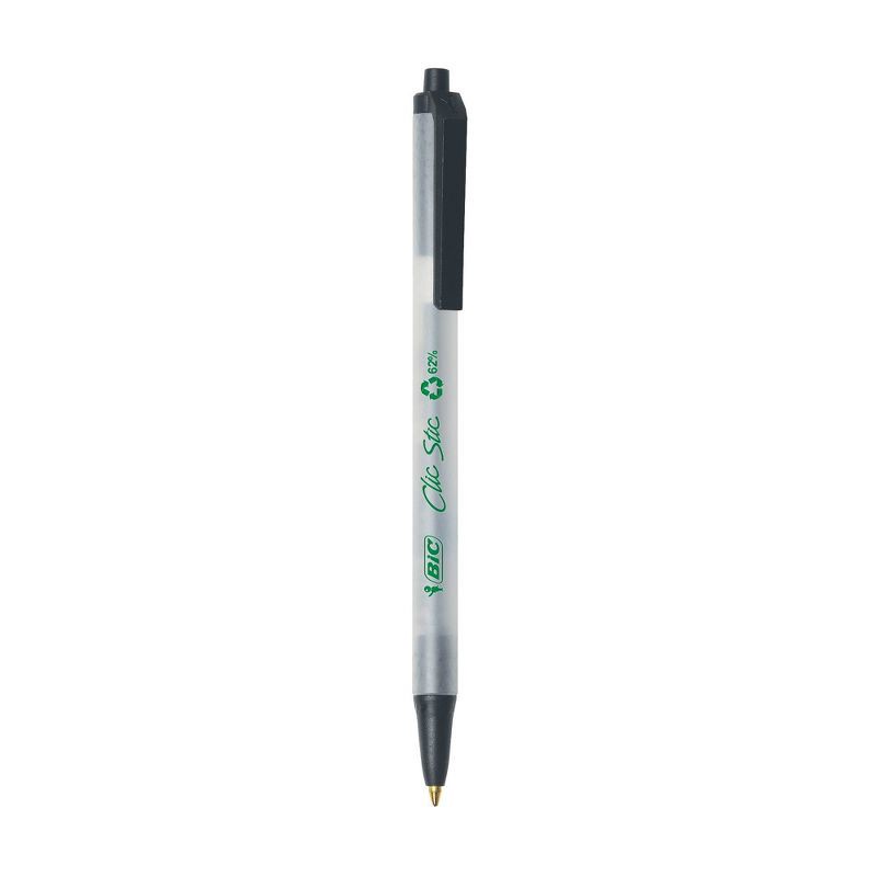 slide 3 of 7, BiC 10pk ECOlutions Retractable Ballpoint Pens Black Ink, 10 ct