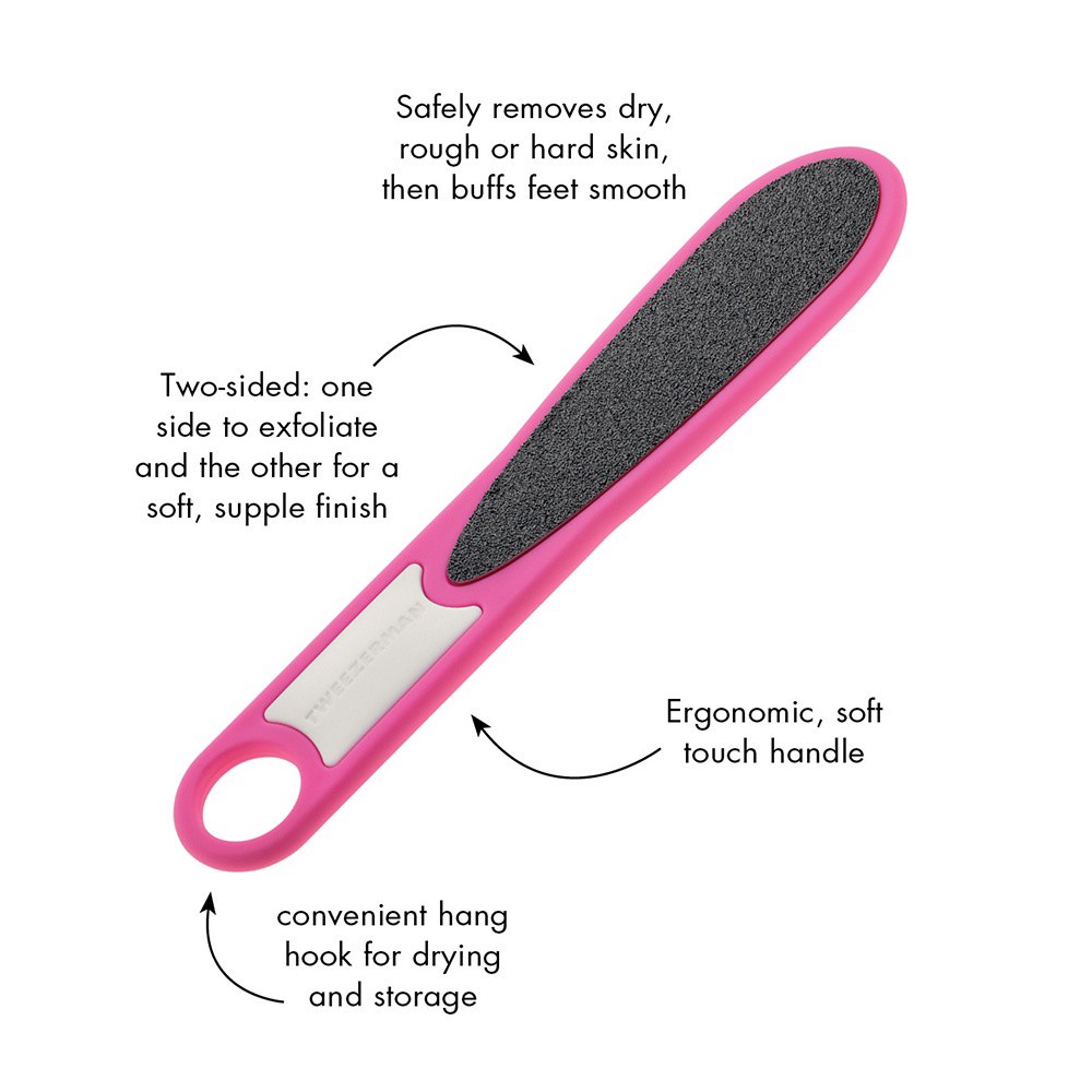 slide 2 of 5, Tweezerman Step-Two-It Foot File, 1 ct