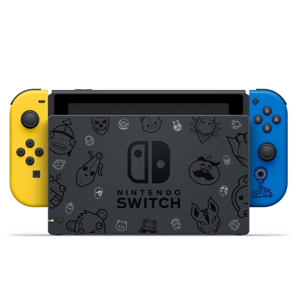 slide 5 of 6, Nintendo Switch Fortnite Edition with Yellow and Blue Joy-Con, 1 ct