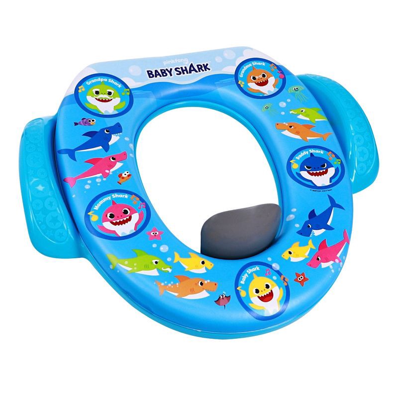 slide 3 of 13, Pinkfong Baby Shark Fun at Sea Soft Potty Seat with Potty Hook, 1 ct