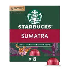 Starbucks by Nespresso Vertuo Line Pods Dark Roast Coffee Single-Origin Sumatra - 8ct