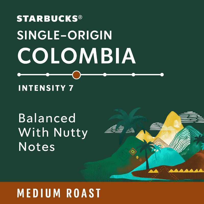 slide 5 of 10, Starbucks by Nespresso Vertuo Line Pods Medium Roast Coffee Single-Origin Colombia - 8ct, 8 ct