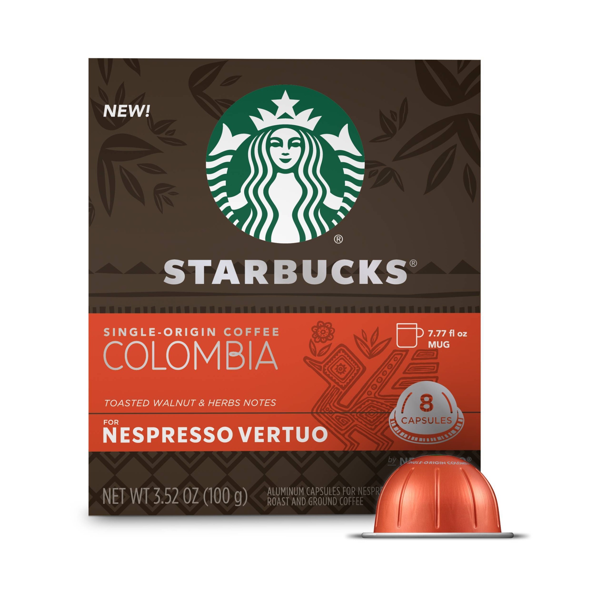 Starbucks Coffee Capsules For Nespresso Vertuo Machines Medium Roast 