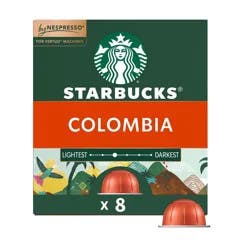 Starbucks by Nespresso Vertuo Line Pods Medium Roast Coffee Single-Origin Colombia - 8ct