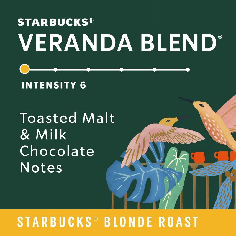 slide 5 of 10, Starbucks by Nespresso Vertuo Line Pods Starbucks Blonde Roast Coffee Veranda Blend - 8ct, 8 ct