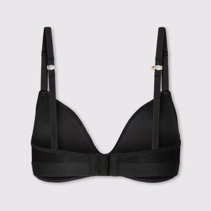 All.You.LIVELY All.You. LIVELY Women's All Day Deep V No Wire Bra - Jet  Black 36D 1 ct